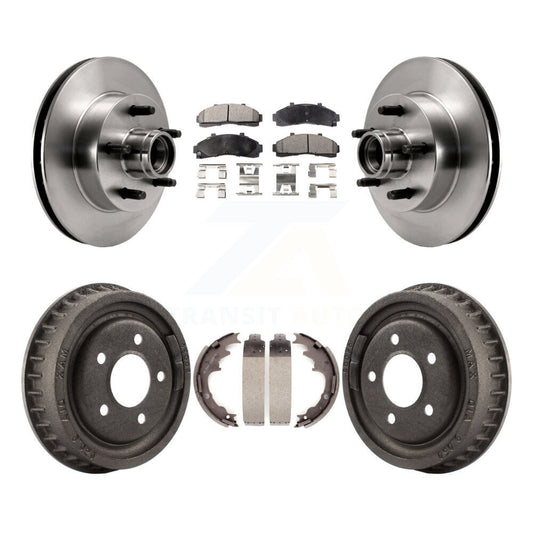 [Avant + Arrière] Kit de Disque et plaquette (céramique) de frein pour Ford Ranger Mazda B2500 B3000 B4000 avec 9" Diameter K8T-103787