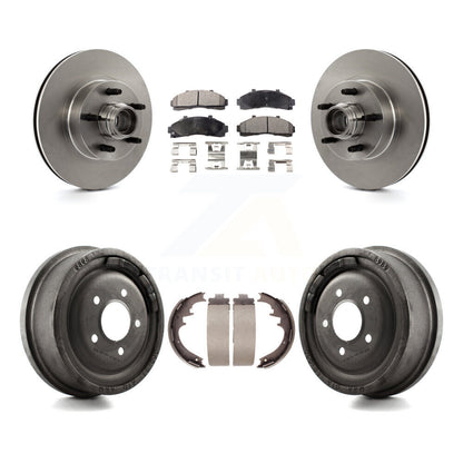 [Avant + Arrière] Kit de Disque et plaquette (céramique) de frein pour Ford Ranger avec 10" Diameter K8T-103789