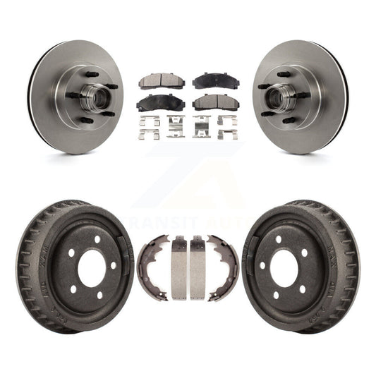 [Avant + Arrière] Kit de Disque et plaquette (céramique) de frein pour Ford Ranger avec 9" Diameter K8T-103790