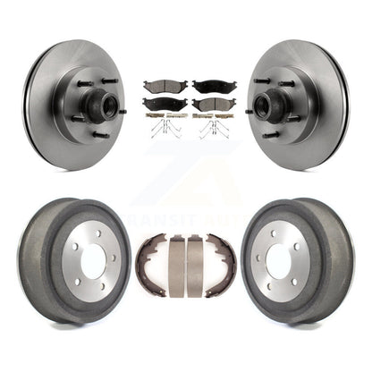 [Avant + Arrière] Kit de Disque et plaquette (céramique) de frein pour Ford E-150 Club Wagon K8T-103794