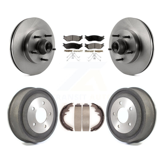 [Avant + Arrière] Kit de Disque et plaquette (céramique) de frein pour Ford E-150 Club Wagon K8T-103794