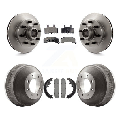 [Avant + Arrière] Kit de Disque et plaquette (céramique) de frein pour Chevrolet C2500 C1500 Suburban GMC K8T-103796