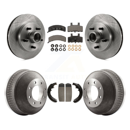 [Avant + Arrière] Kit de Disque et plaquette (céramique) de frein pour 1998-1999 C1500 Suburban Chevrolet GMC avec 13" Diameter GAS engine K8T-103797