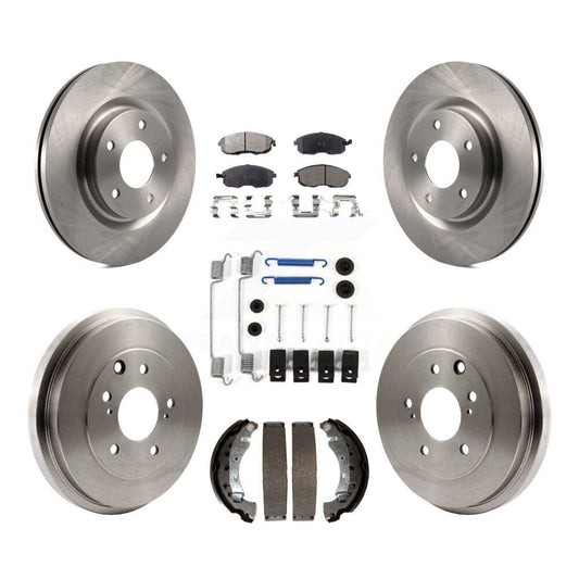 [Avant + Arrière] Kit de Disque et plaquette (céramique) de frein pour 2017-2019 Nissan Sentra Turbocharged K8T-103800