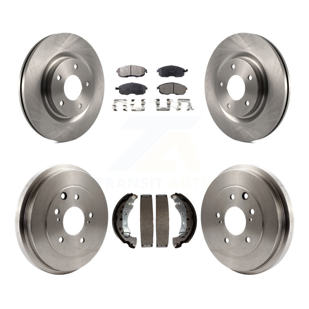 [Avant + Arrière] Kit de Disque et plaquette (céramique) de frein pour 2017-2019 Nissan Sentra Turbocharged K8T-103803