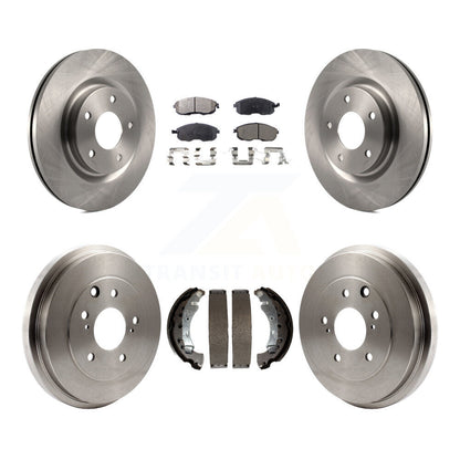 [Avant + Arrière] Kit de Disque et plaquette (céramique) de frein pour 2017-2019 Nissan Sentra Turbocharged K8T-103803