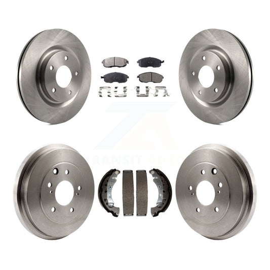 [Avant + Arrière] Kit de Disque et plaquette (céramique) de frein pour 2017-2019 Nissan Sentra Turbocharged K8T-103803