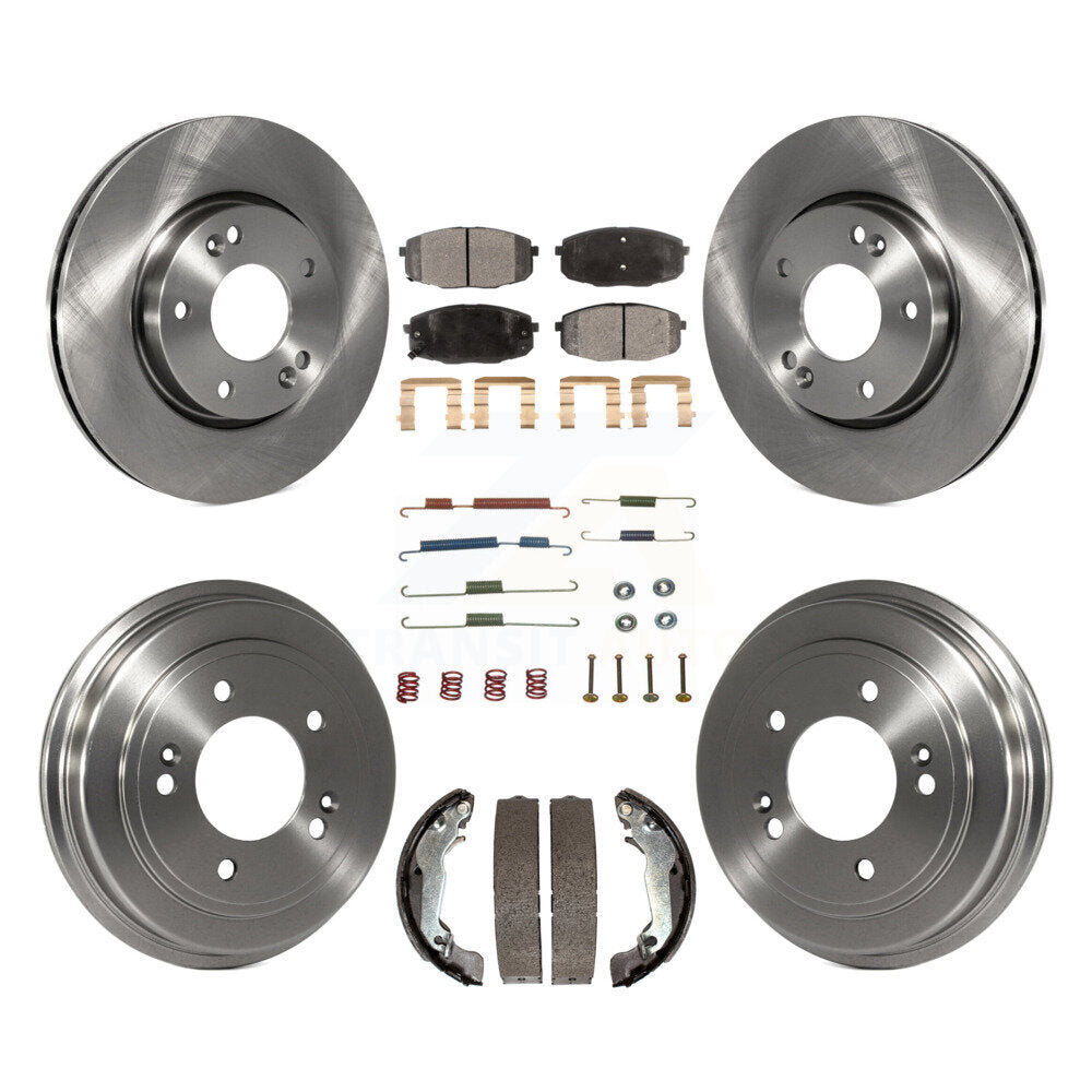 [Avant + Arrière] Kit de Disque et plaquette (céramique) de frein pour 2009 Hyundai Elantra Touring K8T-103805