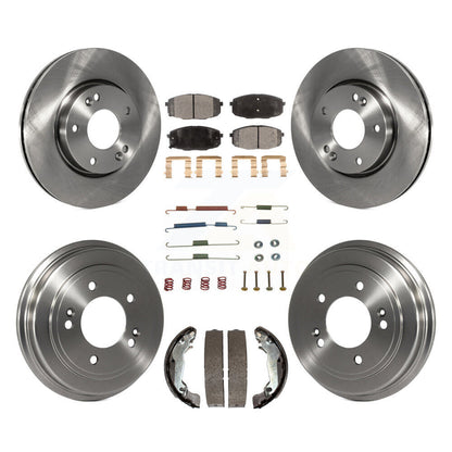 [Avant + Arrière] Kit de Disque et plaquette (céramique) de frein pour 2009 Hyundai Elantra Touring K8T-103805