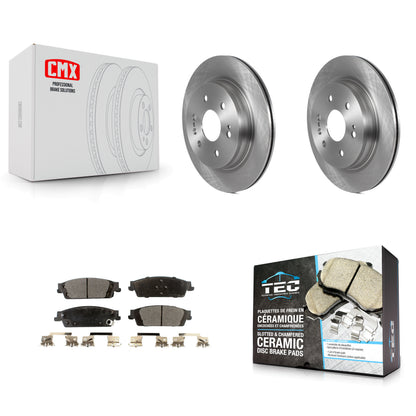[Arrière] Kit de Disque et plaquette (céramique) de frein pour 2019 Chevrolet Silverado 1500 LD GMC Sierra Limited avec Electric Parking K8T-103808