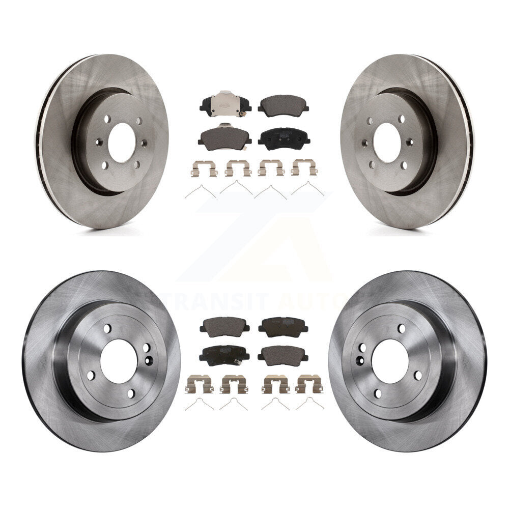 [Avant et Arrière] Disque et plaquette de frein pour Kia Rio Hyundai Accent K8T-103812