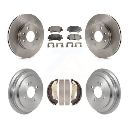 [Avant + Arrière] Kit de Disque et plaquette (céramique) de frein pour 2012-2017 Hyundai Accent K8T-103815