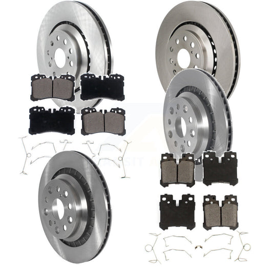 [Avant + Arrière] Kit de Disque et plaquette (céramique) de frein pour Lexus LS460 LS600h K8T-103817
