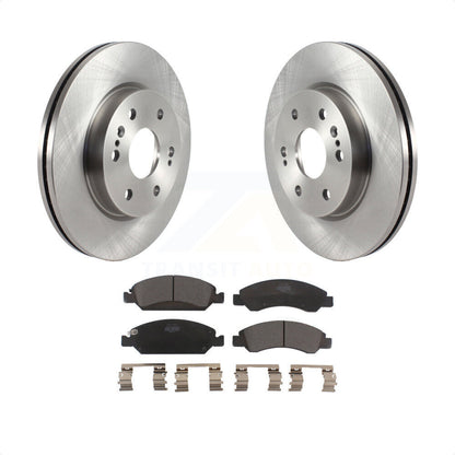 [Avant] Kit de Disque et plaquette (céramique) de frein pour 2019 Chevrolet Silverado 1500 LD avec 4 Piston Caliper K8T-103821 par Transit Auto
