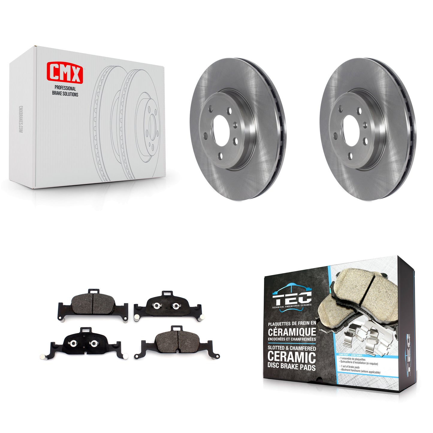 [Avant] Kit de Disque et plaquette (céramique) de frein pour Audi A4 Quattro A5 Sportback K8T-103822