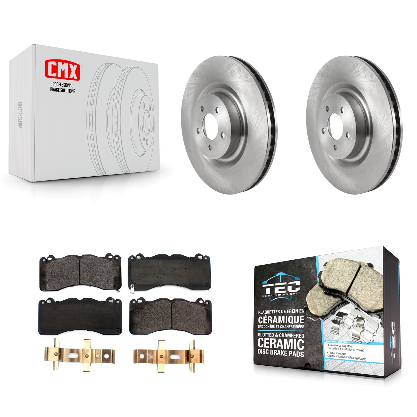 [Avant] Kit de Disque et plaquette (céramique) de frein pour Ford Mustang K8T-103824