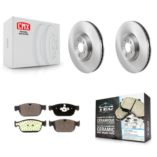 [Avant] Kit de Disque et plaquette (céramique) de frein pour Volvo XC90 XC60 XC40 S90 V90 Cross Country V60 avec 345mm Diameter Rotor K8T-103830