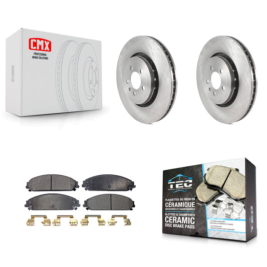 [Avant] Kit de Disque et plaquette (céramique) de frein pour Dodge Charger avec 355mm Diameter Rotor K8T-103842