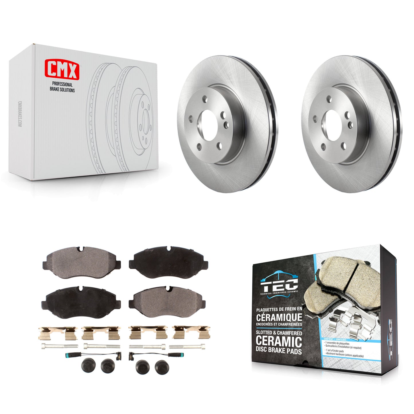 [Avant] Kit de Disque et plaquette (céramique) de frein pour 2016-2020 Mercedes-Benz Metris K8T-103844
