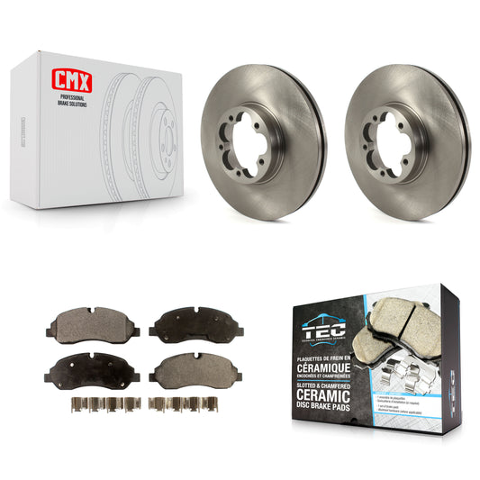 [Avant] Kit de Disque et plaquette (céramique) de frein pour Ford Transit-350 HD K8T-103847