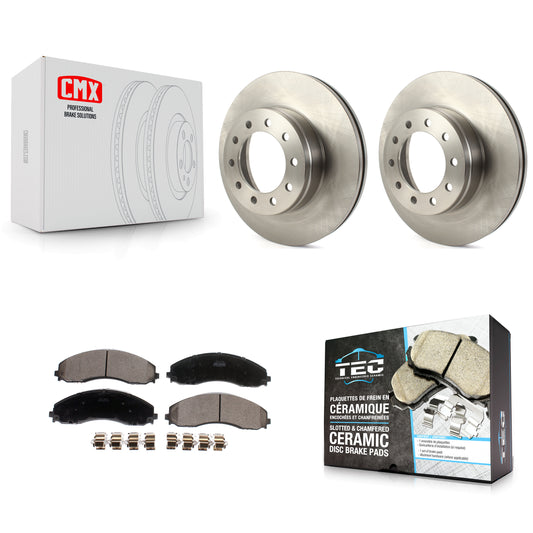 [Avant] Kit de Disque et plaquette (céramique) de frein pour Ford F-450 Super Duty F-550 F-600 K8T-103848