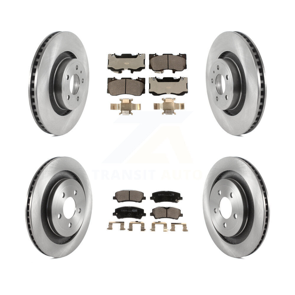 [Avant + Arrière] Kit de Disque et plaquette (céramique) de frein pour Ford Mustang K8T-103856
