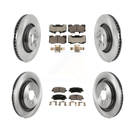 [Avant + Arrière] Kit de Disque et plaquette (céramique) de frein pour Ford Mustang K8T-103856