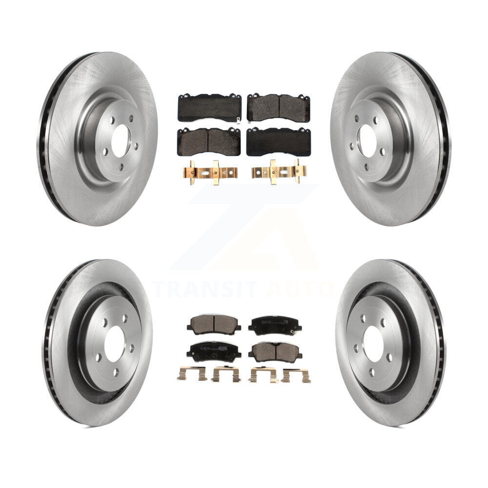 [Avant + Arrière] Kit de Disque et plaquette (céramique) de frein pour Ford Mustang avec Brembo Brakes K8T-103858