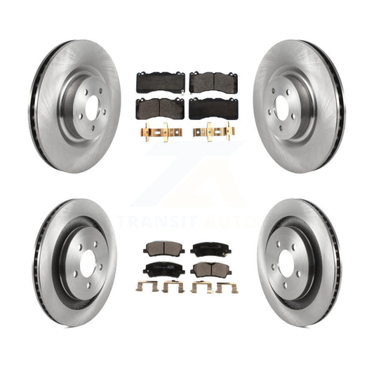 [Avant + Arrière] Kit de Disque et plaquette (céramique) de frein pour Ford Mustang avec Brembo Brakes K8T-103858
