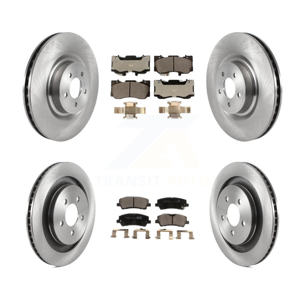 [Avant + Arrière] Kit de Disque et plaquette (céramique) de frein pour Ford Mustang K8T-103859