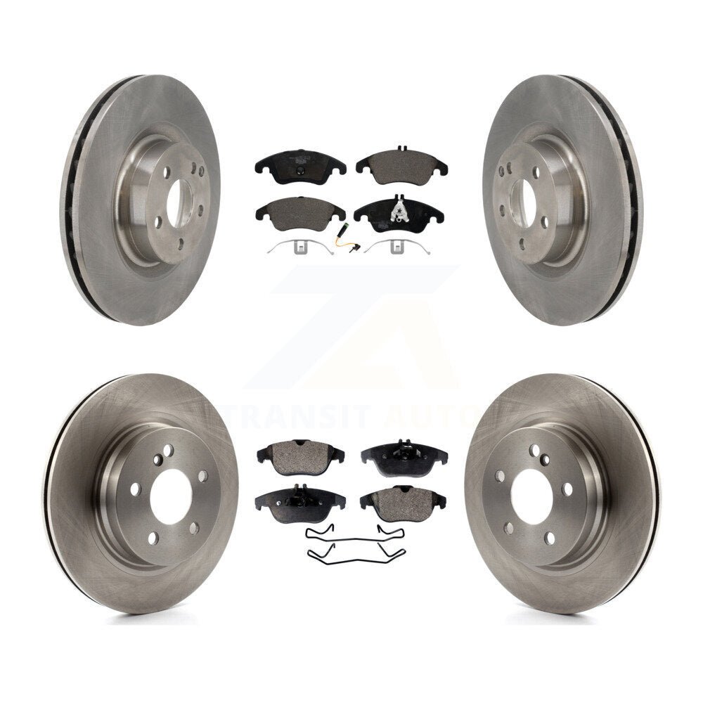 [Avant + Arrière] Kit de Disque et plaquette (céramique) de frein pour 2010-2011 Mercedes-Benz E550 Coupe avec 300mm Diameter Rotor K8T-103861