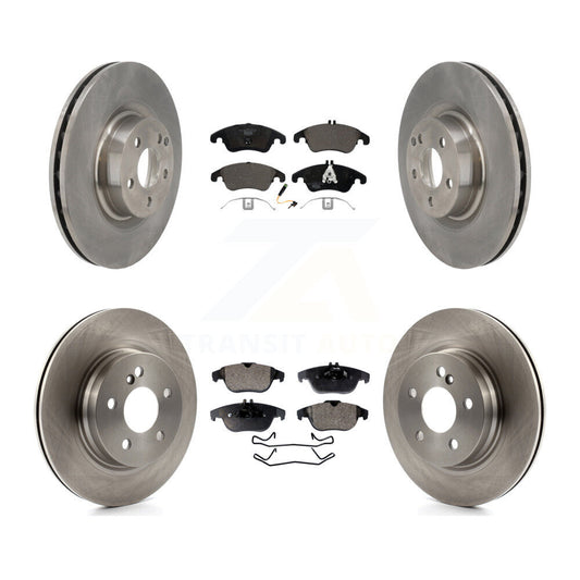[Avant + Arrière] Kit de Disque et plaquette (céramique) de frein pour 2010-2011 Mercedes-Benz E550 Coupe avec 300mm Diameter Rotor K8T-103861