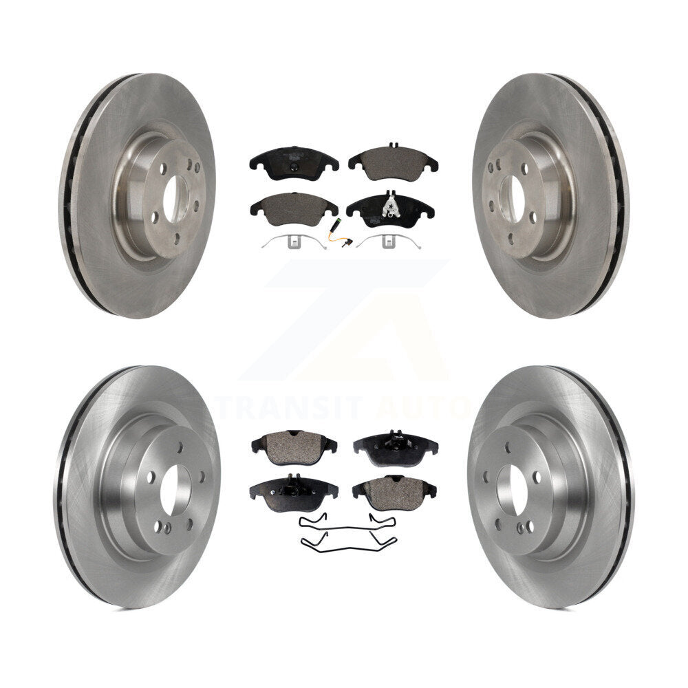 [Avant + Arrière] Kit de Disque et plaquette (céramique) de frein pour 2010-2011 Mercedes-Benz E550 Coupe avec 320mm Diameter Rotor K8T-103862