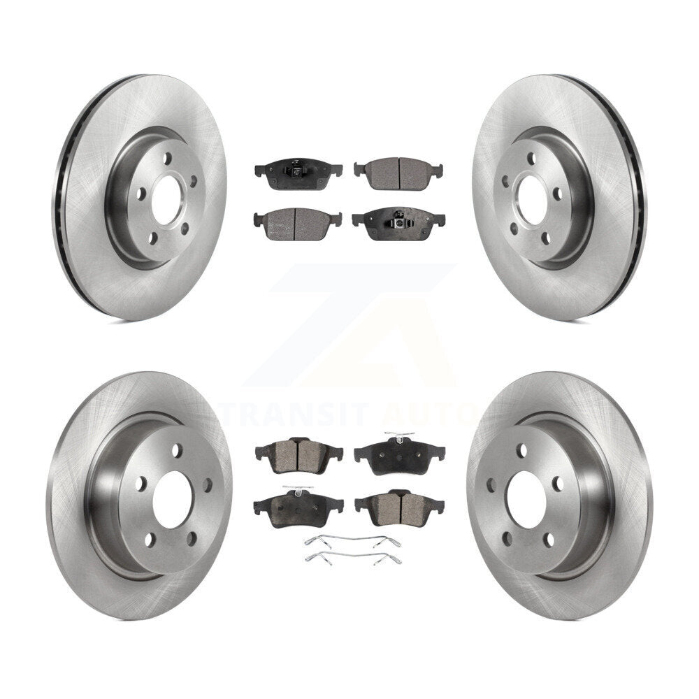 [Avant + Arrière] Kit de Disque et plaquette (céramique) de frein pour Ford Connect K8T-103863