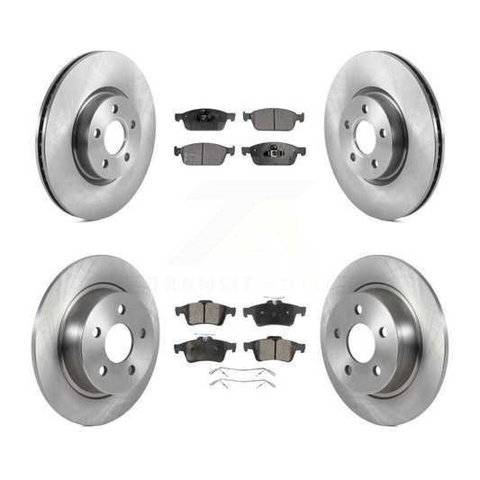 [Avant + Arrière] Kit de Disque et plaquette (céramique) de frein pour Ford Connect K8T-103863