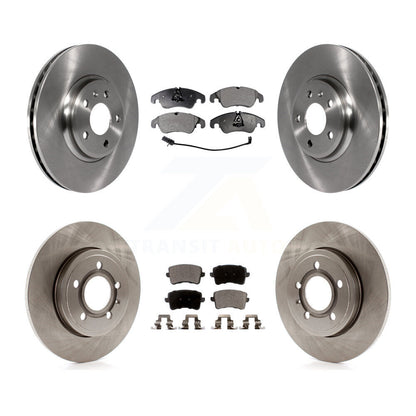 [Avant + Arrière] Kit de Disque et plaquette (céramique) de frein pour 2009 Audi A4 Quattro Sedan Wagon avec 288mm Diameter Rotor K8T-103872