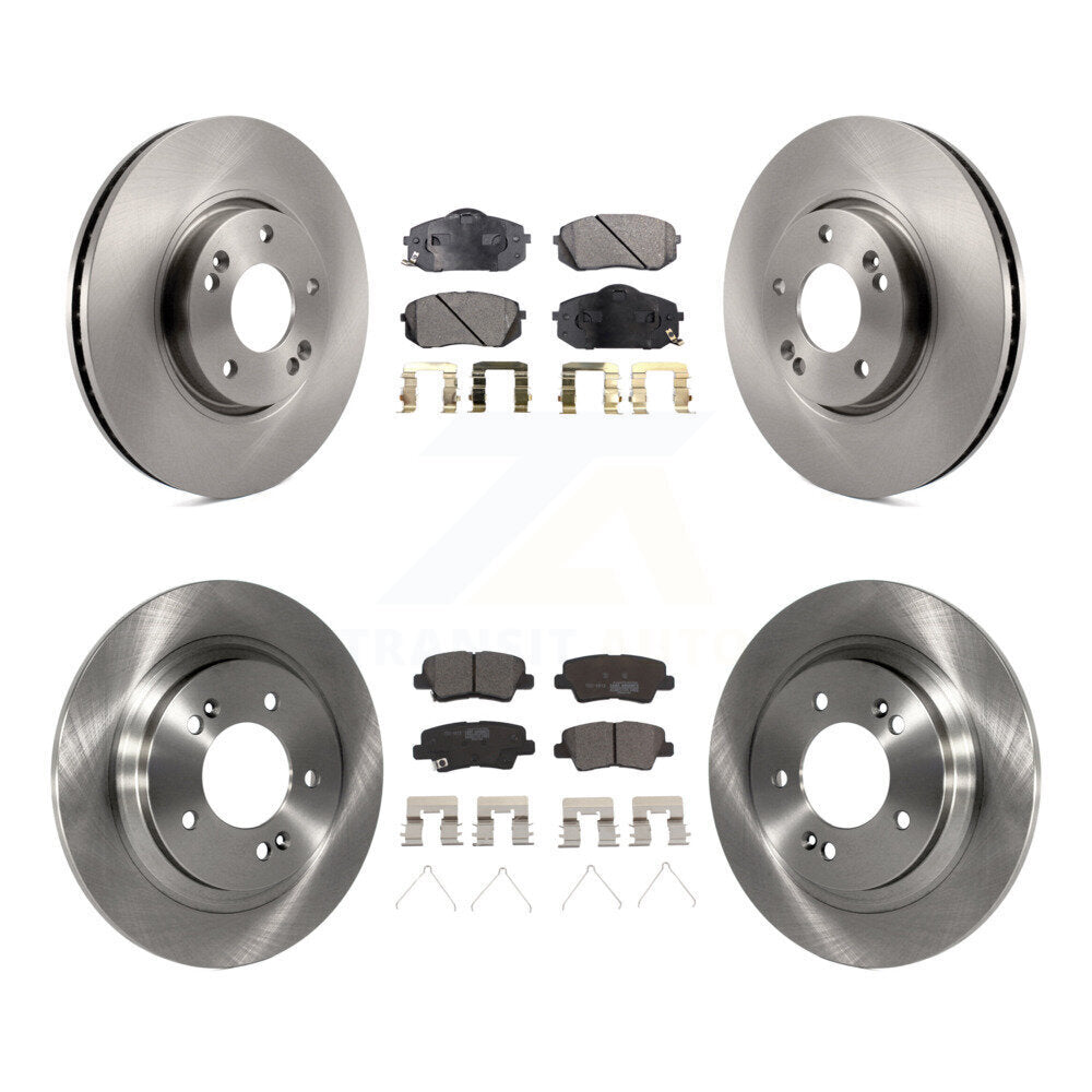 [Avant + Arrière] Kit de Disque et plaquette (céramique) de frein pour 2016 Kia Soul EV From Chassis VIN #160921 K8T-103882