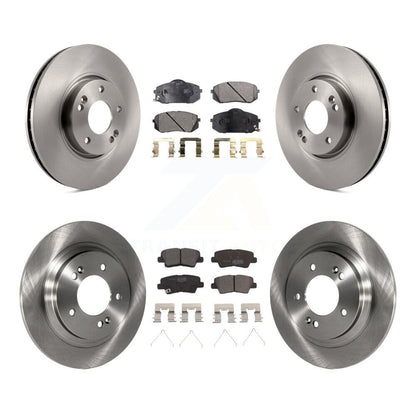 [Avant + Arrière] Kit de Disque et plaquette (céramique) de frein pour 2016 Kia Soul EV From Chassis VIN #160921 K8T-103882