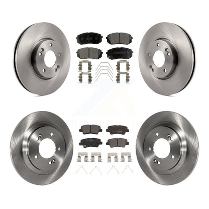 [Avant + Arrière] Kit de Disque et plaquette (céramique) de frein pour 2017-2018 Kia Soul EV K8T-103883