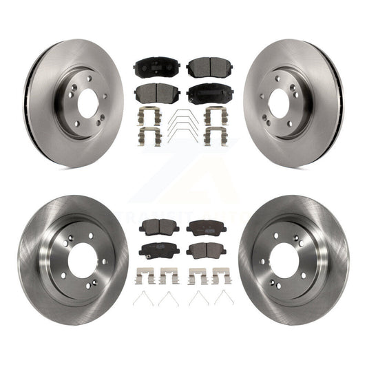 [Avant + Arrière] Kit de Disque et plaquette (céramique) de frein pour 2017-2018 Kia Soul EV K8T-103883