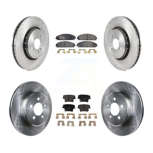 [Avant + Arrière] Kit de Disque et plaquette (céramique) de frein pour Dodge Charger avec 355mm Diameter Rotor K8T-103884
