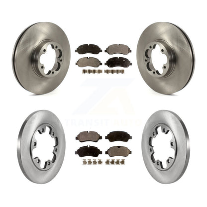 [Avant + Arrière] Kit de Disque et plaquette (céramique) de frein pour 2015-2019 Ford Transit-350 HD avec 6 Lug Wheels K8T-103890