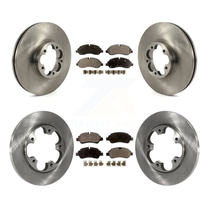 [Avant + Arrière] Kit de Disque et plaquette (céramique) de frein pour 2016 Ford Transit-350 HD avec 5 Lug Wheels K8T-103891