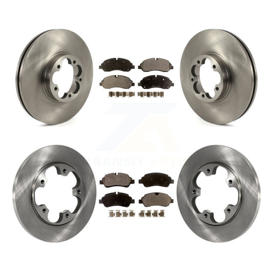 [Avant + Arrière] Kit de Disque et plaquette (céramique) de frein pour 2016 Ford Transit-350 HD avec 5 Lug Wheels K8T-103891