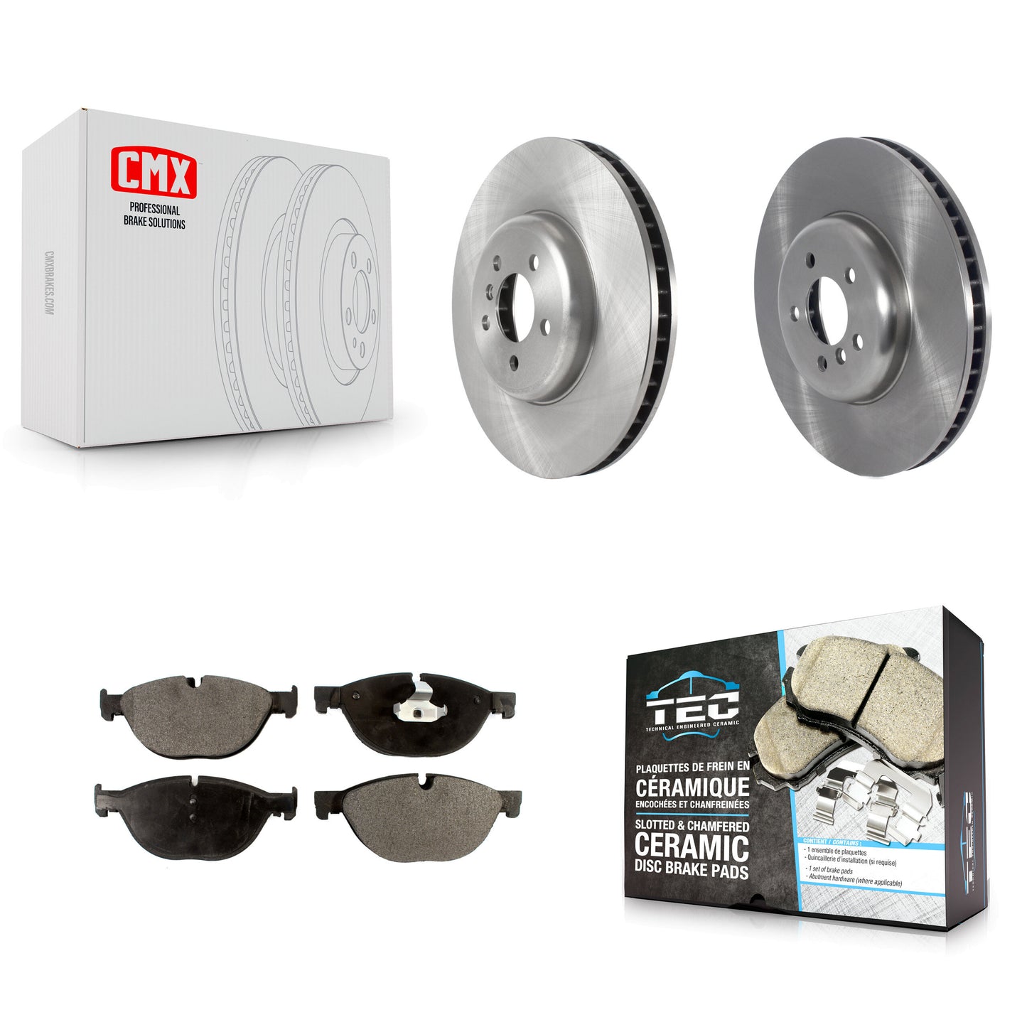 [Avant] Kit de Disque et plaquette (céramique) de frein pour BMW 750Li xDrive 750i 550i GT K8T-103895