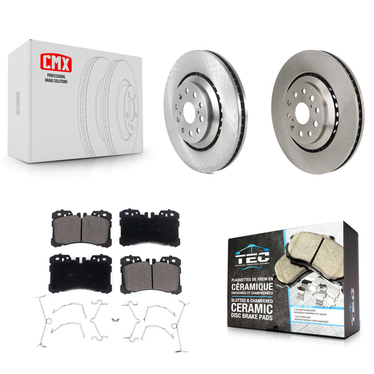 [Avant] Kit de Disque et plaquette (céramique) de frein pour Lexus LS460 LS500 LS600h LS500h K8T-103896