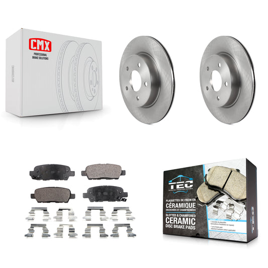 [Arrière] Kit de Disque et plaquette (céramique) de frein pour Nissan Rogue Sport LEAF Qashqai K8T-103898