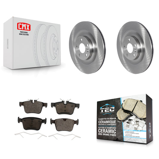 [Arrière] Kit de Disque et plaquette (céramique) de frein pour 2016-2019 Volvo XC90 avec 340mm Diameter Rotor K8T-103925