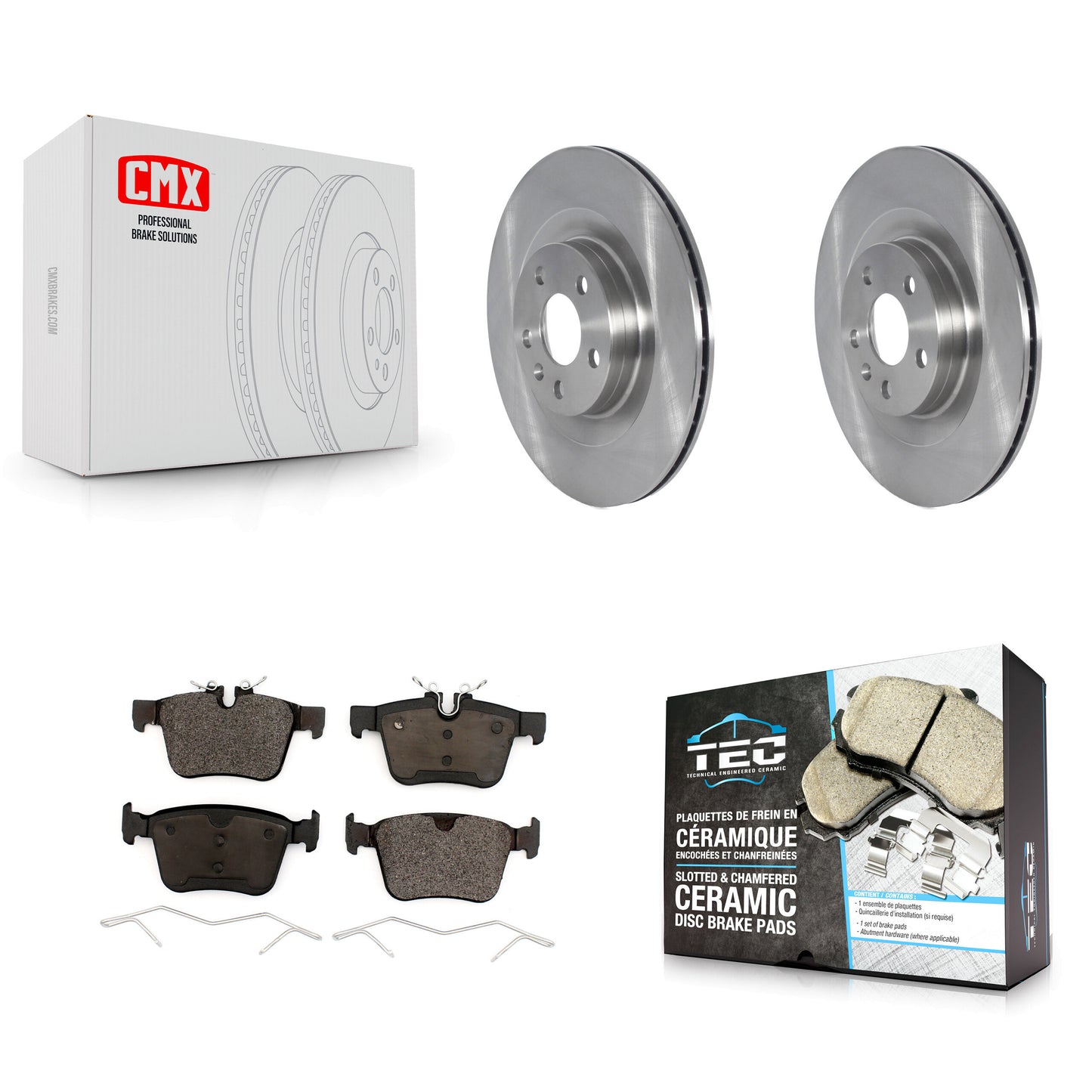 [Arrière] Kit de Disque et plaquette (céramique) de frein pour 2016-2019 Volvo XC90 avec 320mm Diameter Rotor K8T-103926