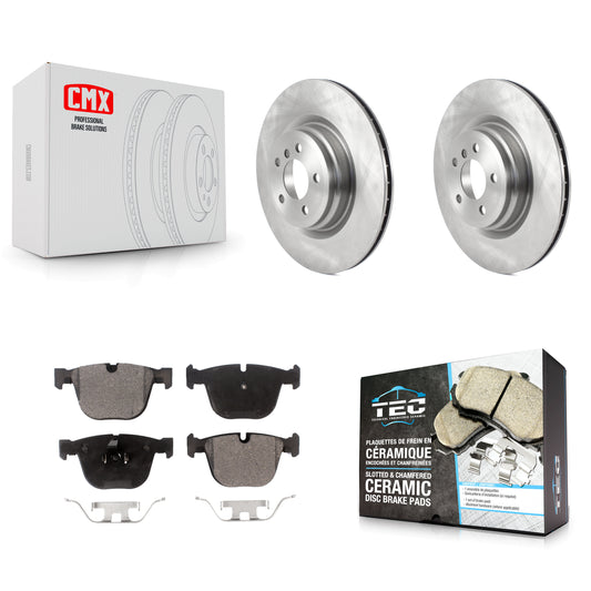 [Arrière] Kit de Disque et plaquette (céramique) de frein pour BMW 750Li xDrive 750i 550i GT Alpina B7 760Li B7L ActiveHybrid 7 K8T-103927